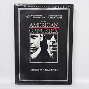 American Gangster DVD Unrated Extended Edition Denzel Washington Russell Crowe